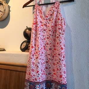 Skies are Blue Lined A line dress